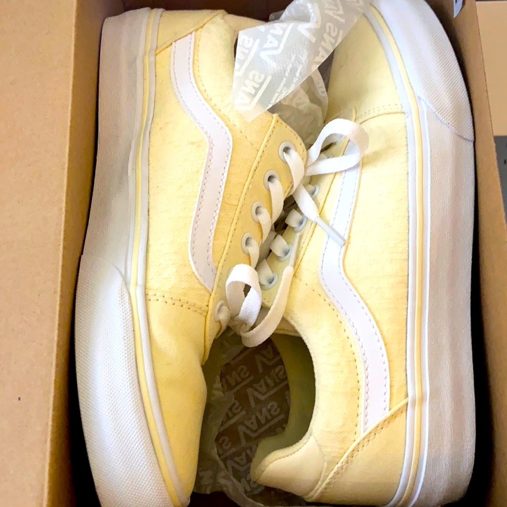 VANS WARD DELUXE in woven linen 8.5W US